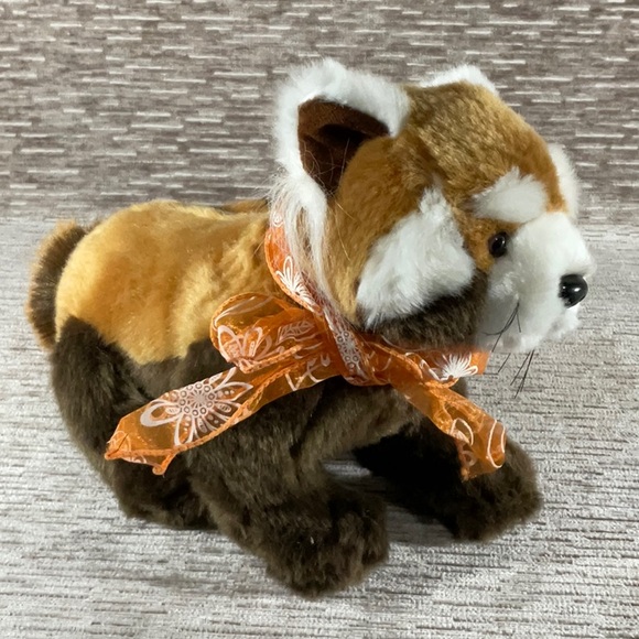 Realistic Red Panda Plush Semo 10" - Picture 2 of 9